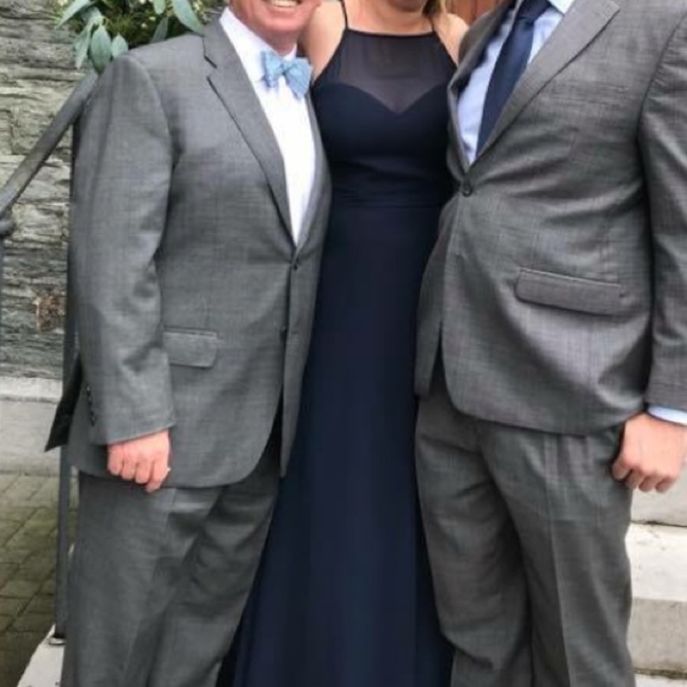 Navy bridesmaids dress